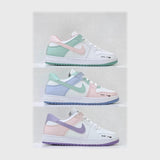 حذاء سنيكرز حريمى فوندي جلد إسكاي مستورد ونعل PVC حقن الوان متعددة جميع المواسم من الشماع 2024-X-73