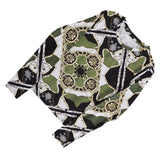 تيشيرت باكمام طويلة حريمي قطن ليكرا اخضر صيفي من ازياء-CO-10