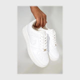 حذاء سنيكرز رجالى فوندي جلد إسكاي مستورد ونعل PVC حقن الوان متعددة جميع المواسم من استيف - AF1011