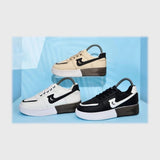 حذاء سنيكرز حريمى فوندي جلد إسكاي مستورد ونعل PVC حقن الوان متعددة جميع المواسم من آل وحيد-L-1015