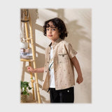 توينز قميص وتيشرت اولادي سوفت الوان متعددة صيفي من لارك ارت-8876-G