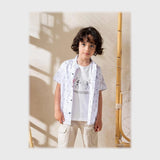 توينز قميص وتيشرت اولادي سوفت الوان متعددة صيفي من لارك ارت-8877-W