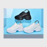 حذاء سنيكرز حريمى فوندي جلد إسكاي مستورد ونعل PVC حقن الوان متعددة جميع المواسم من آل وحيد-L525