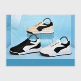 حذاء سنيكرز حريمى فوندي جلد إسكاي مستورد ونعل PVC حقن الوان متعددة جميع المواسم من آل وحيد-L1023