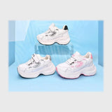 حذاء سنيكرز اطفالي فوندي جلد اسكاي مستورد ونعل PVC حقن الوان متعددة جميع المواسم من الوحيد روك - G-627