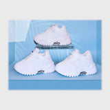 حذاء سنيكرز اطفالي فوندي جلد اسكاي مستورد ونعل PVC حقن الوان متعددة جميع المواسم من الوحيد روك - G-628