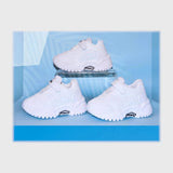 حذاء سنيكرز اطفالي فوندي جلد اسكاي مستورد ونعل PVC حقن الوان متعددة جميع المواسم من الوحيد روك - K-769