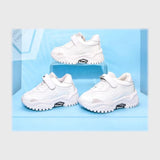 حذاء سنيكرز اطفالي فوندي جلد اسكاي مستورد ونعل PVC حقن الوان متعددة جميع المواسم من الوحيد روك - K-778