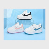 حذاء سنيكرز اطفالي فوندي جلد اسكاي مستورد ونعل PVC حقن الوان متعددة جميع المواسم من الوحيد روك - N-105