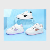 حذاء سنيكرز اطفالي فوندي جلد اسكاي مستورد ونعل PVC حقن الوان متعددة جميع المواسم من الوحيد روك - N-106