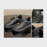 حذاء سنيكرز اطفالى فوندي جلد إسكاي مستورد ونعل PVC حقن اسود جميع المواسم من نيولوك - 14003