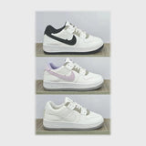 حذاء سنيكرز حريمي فوندي جلد إسكاي مستورد ونعل PVC حقن الوان متعددة جميع المواسم من كيو آر شوز - NK118