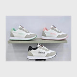 حذاء سنيكرز حريمي فوندي جلد إسكاي مستورد ونعل PVC حقن الوان متعددة جميع المواسم من كيو آر شوز - XO15