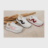 حذاء سنيكرز اطفالى فوندي جلد إسكاي مستورد ونعل PVC حقن الوان متعددة جميع المواسم من ان ستايل - 226