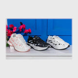 حذاء سنيكرز اطفالي فوندي جلد إسكاي مستورد ونعل PVC حقن الوان متعددة جميع المواسم من اس اند كيه - A-331NBS2