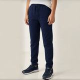 بنطلون مدارس بدون طباعة اولادى قطن ميلتون الوان متعددة شتوي من تورنيدو - 7061