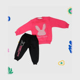 ترنج قطعتين ميني بيبي اولادي اطفالي ميلتون بلوش معالج الوان متعددة شتوي من لارك ارت - 6201