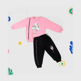 ترنج قطعتين ميني بيبي اولادي اطفالي ميلتون بلوش معالج الوان متعددة شتوي من لارك ارت - 6202