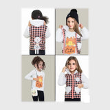 طقم 4 قطع اطفالي جاكيت وتربروف مبطن فرو وبنطلون قطيفة هايدي وبادي قطن وصابوه فرو ألوان متعددة شتوي من إيه إل واي - 14562