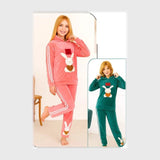 طقم بيجامة أطفالي هايدي مستورد ألوان متعددة شتوي من إيه إل واي - 180602