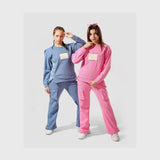 ترنج قطعتين بناتي بناتي قطيفة مضلع مستوردة الوان متعددة شتوي من لارك ارت - 7009