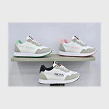 حذاء سنيكرز حريمي فوندي جلد إسكاي مستورد ونعل PVC حقن الوان متعددة جميع المواسم من كيو آر شوز - XO18