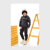 طقم قطعتين اولادي اولادي قماش قطيفة جكار تقيل ضهر هايدي ألوان متعددة من روزانا - 4124