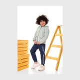 طقم قطعتين اولادي اولادي بنطلون ملتون قطن مبطن جاكت جكار مرسيليا مبطن فرو ألوان متعددة من روزانا - 4120