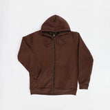 سويت شيرت سوستة رجالي - حريمي ميلتون بلوش بني شتوي من جي زد - 109