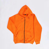 سويت شيرت سوستة رجالي - حريمي ميلتون بلوش برتقالي شتوي من جي زد - 142