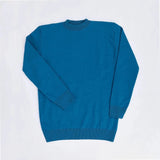 بلوفر برقبة دائرية رجالي عجينة تركي بترولي شتوي من جي زد - 179