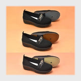 حذاء اسنيكرز حريمى فوندي تريكو نسيج خيط مستورد نعل حقن PVC اسود جميع المواسم من باندا - 65872