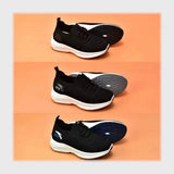 حذاء اسنيكرز حريمى فوندي تريكو نسيج خيط مستورد نعل حقن PVC اسود جميع المواسم من باندا - LA118