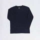 تيشيرت بأكمام طويلة رجالي براسولا قطن مخلوط 65% قطن - 35% بولييستر كحلي شتوي من جي زد - 242