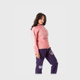 ترنج قطعتين بناتي قطيفة مضلع مبطن هايدي الوان متعددة شتوي من لارك ارت - 7013