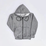 سويت شيرت سوستة اطفالي ميلتون بلوش رمادي شتوي من جي زد - 251