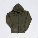 سويت شيرت سوستة اطفالي ميلتون بلوش زيتي شتوي من جي زد - 252