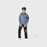 ترنج قطعتين اولادي بيكا مستوردة مبطنة هايدي الوان متعددة شتوي من لارك ارت - 3019