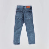 بنطلون اديداس جيب مربع اولادي من سن 6 سنين ل 12 سنه بوي فريند تلبيس واسع جميع المواسم رمادي غامق من الأنطوني جينز - 3049-dark