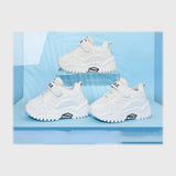 حذاء سنيكرز اطفالى فوندي جلد إسكاي مستورد ونعل PVC حقن الوان متعددة جميع المواسم من الوحيد روك - K-772