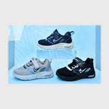 حذاء سنيكرز اطفالى فوندي جلد إسكاي مستورد ونعل PVC حقن الوان متعددة جميع المواسم من الوحيد روك - K-788