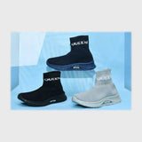 حذاء سنيكرز حريمى فوندي جلد إسكاي مستورد ونعل PVC حقن الوان متعددة جميع المواسم من الوحيد روك - L-397