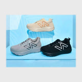 حذاء سنيكرز حريمى فوندي جلد إسكاي مستورد ونعل PVC حقن الوان متعددة جميع المواسم من الوحيد روك - L-1055