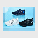 حذاء سنيكرز حريمى فوندي جلد إسكاي مستورد ونعل PVC حقن الوان متعددة جميع المواسم من الوحيد روك - L-1057