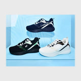 حذاء سنيكرز رجالى فوندي جلد إسكاي مستورد ونعل PVC حقن الوان متعددة جميع المواسم من الوحيد روك - M-427