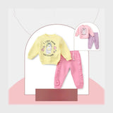 ترنج قطعتين اطفالي قطن ميلتون الوان متعددة شتوي من سيكا فاشون - 7040