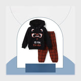 ترنج قطعتين بكابيشوه اطفالي قطن ميلتون الوان متعددة شتوي من سيكا فاشون - 7162