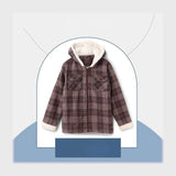 جاكيت فرو بكابيشوه اطفالي قطن فرو الوان متعددة شتوي من سيكا فاشون - 7212