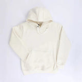 سويت شيرت هودي رجالي ميلتون اسفنجي تقيل قطن 100% مستورد ابيض شتوي من جي زد - 282