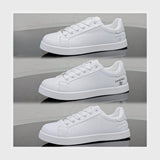 حذاء سنيكرز رجالى فوندي جلد إسكاي مستورد ونعل PVC حقن ابيض جميع المواسم من نيولوك - z75222